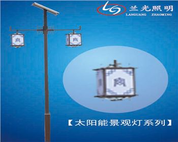湖北太陽(yáng)能雙頭景觀燈
